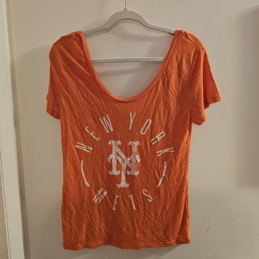 Orange New York Mets Women's Top